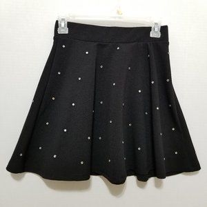 Xhilaration skirt Small rhinestone bling bedazzled embellished skater mini